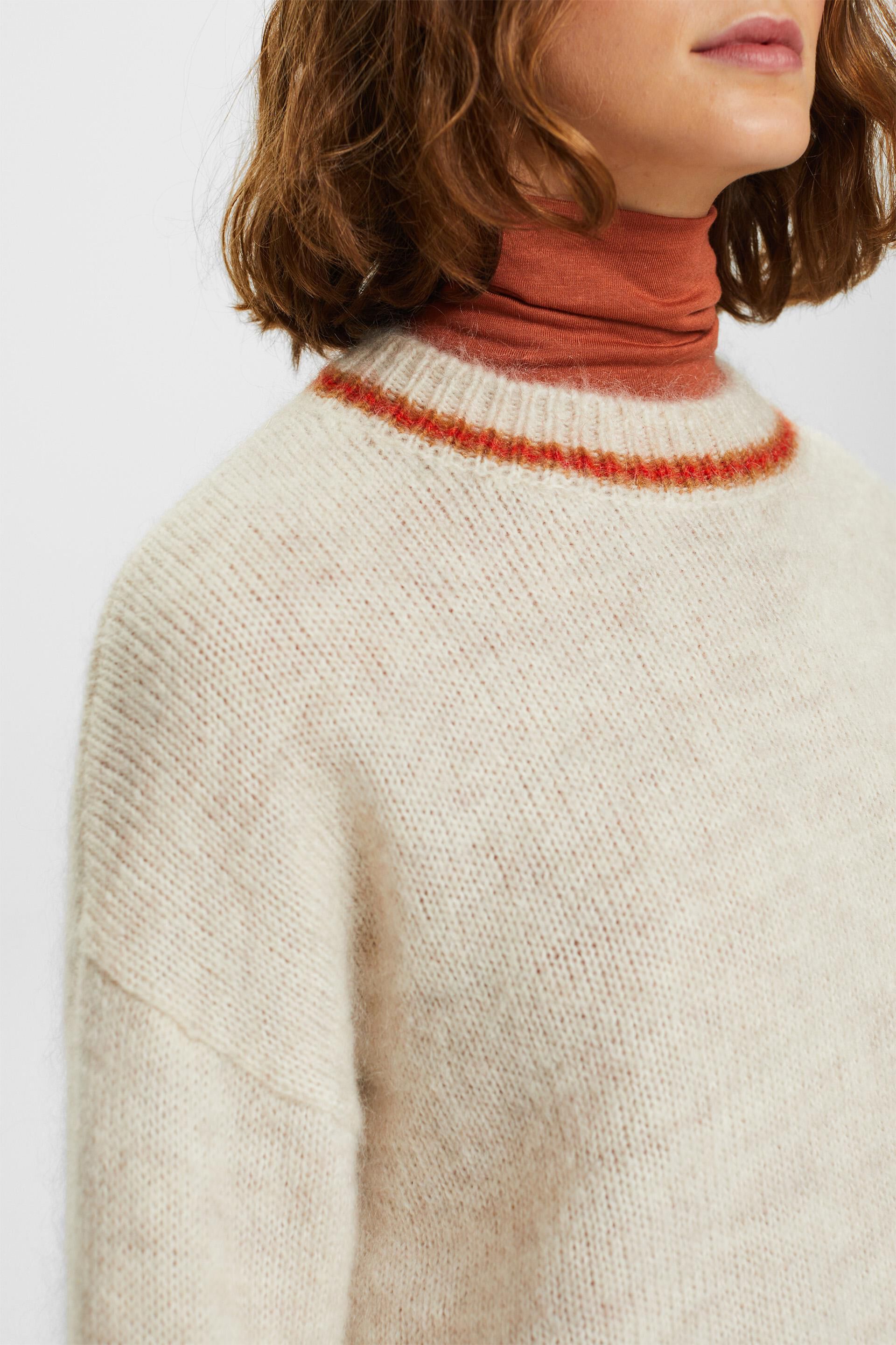 ESPRIT - Wool-Mohair Blend Sweater at our online shop