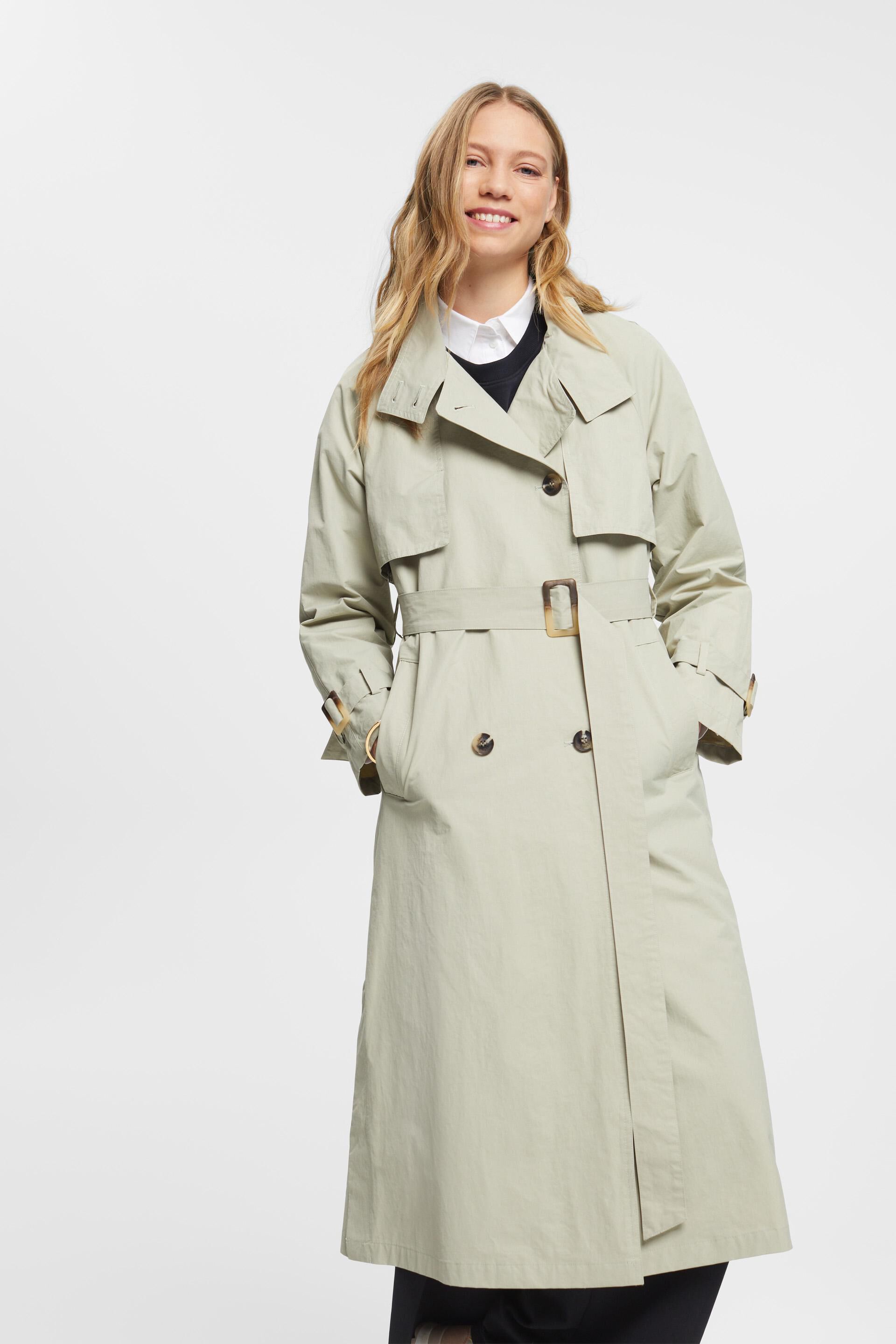 ESPRIT - Trench coat with belt at our online shop