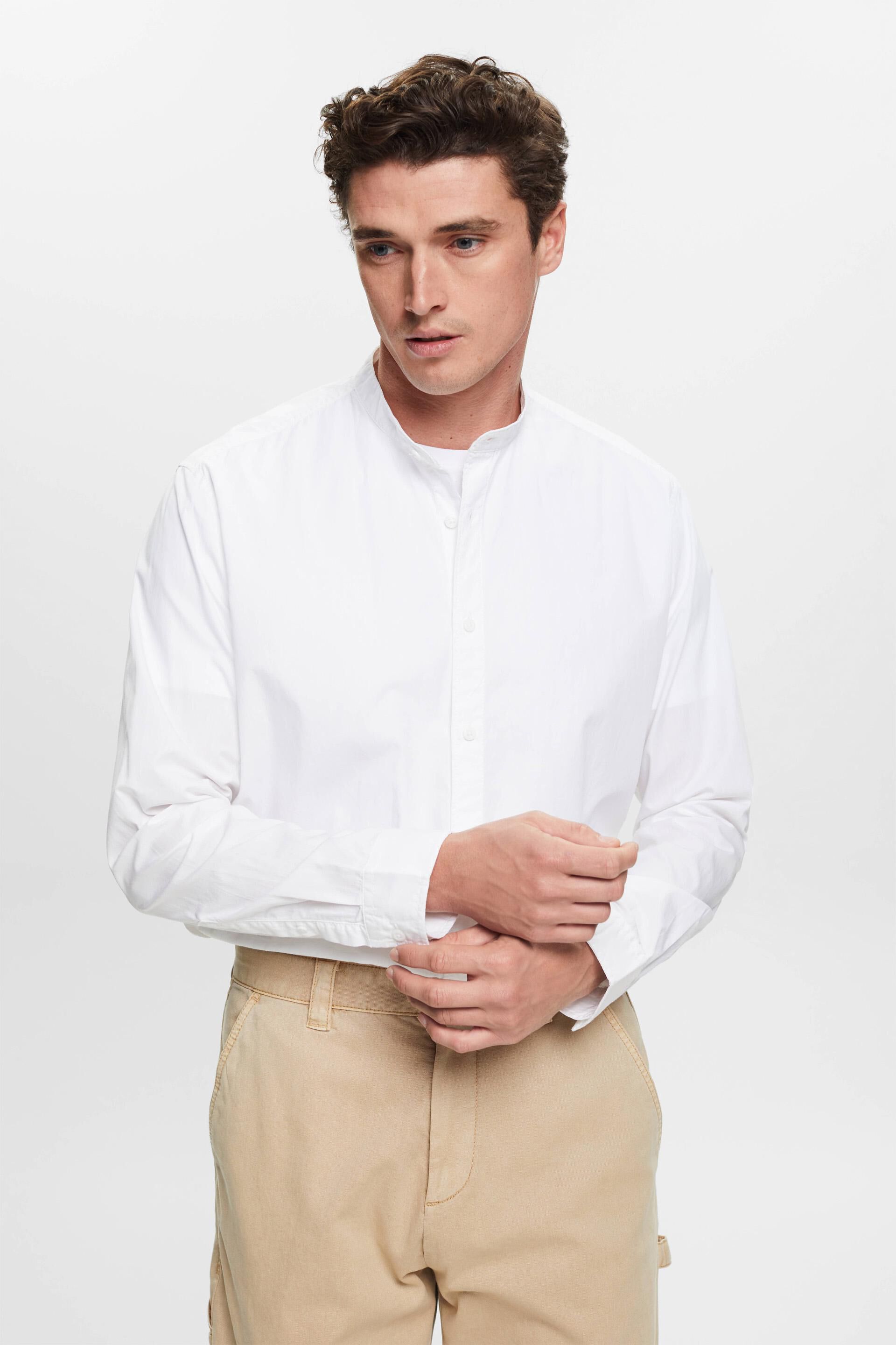 ESPRIT - Band collar shirt at our online shop