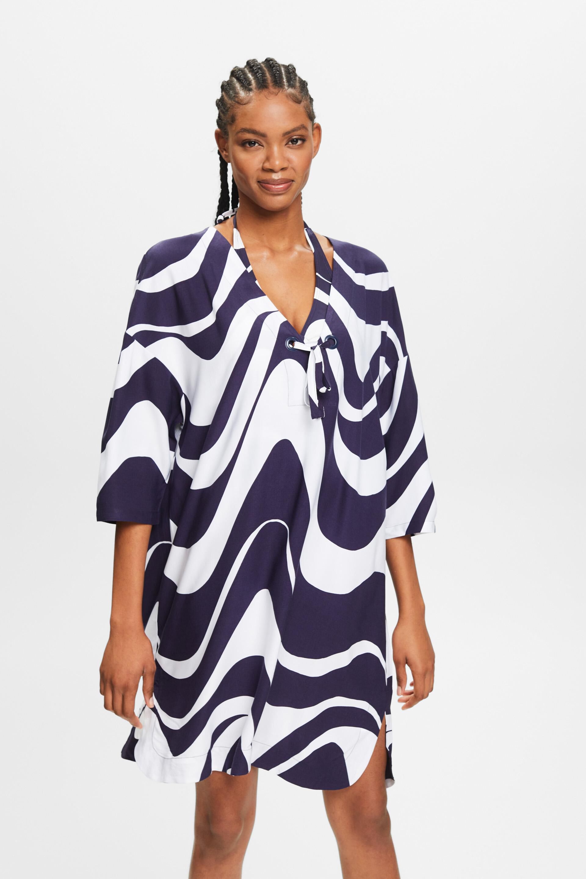 Printed Beach Tunic at our online shop - ESPRIT