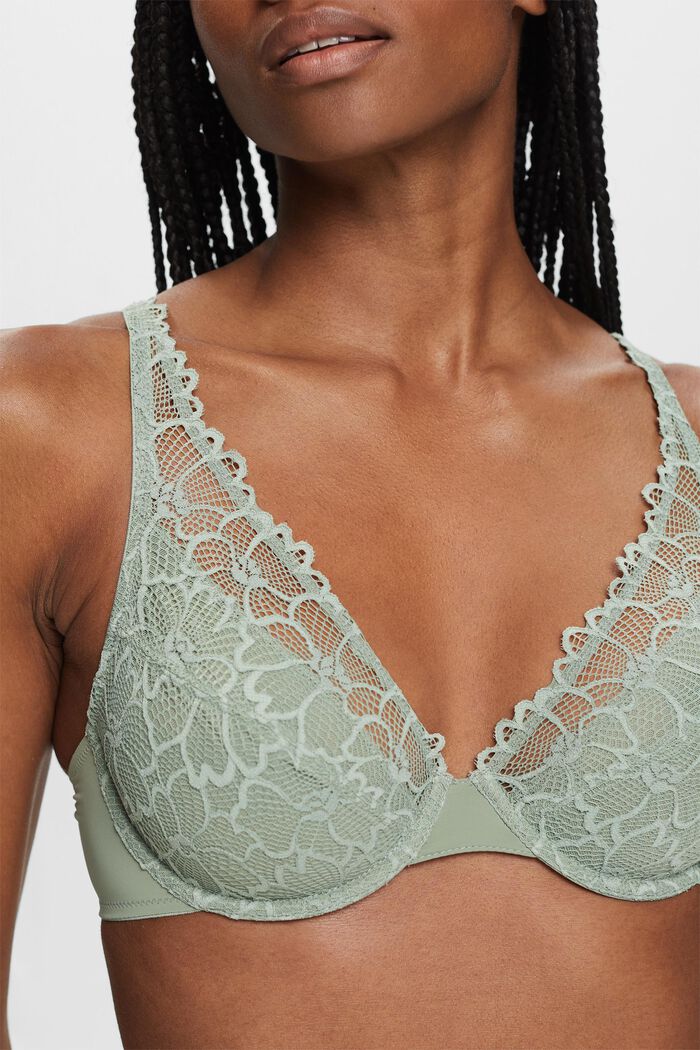 Buy Victoria's Secret Deepest Green Lace Full Cup Push Up Bra from Next  Luxembourg