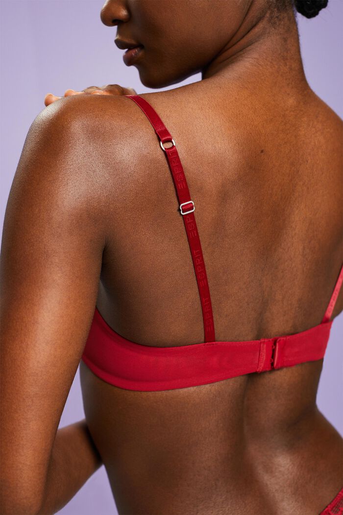 Dark red padded lace bra, Bras, Women'secret