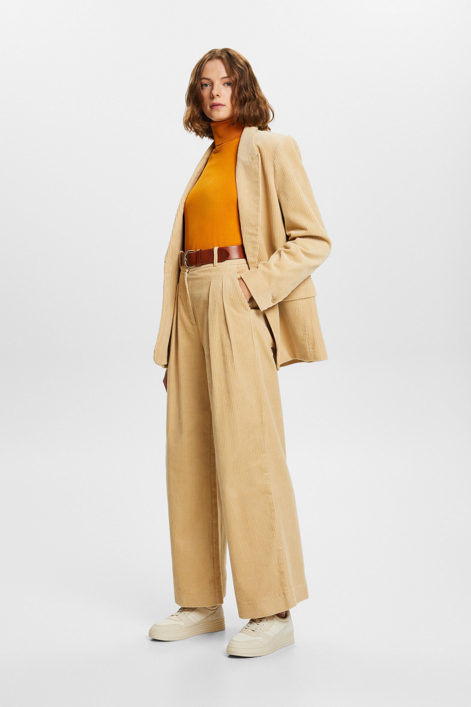 Straight trousers with openings | MANGO