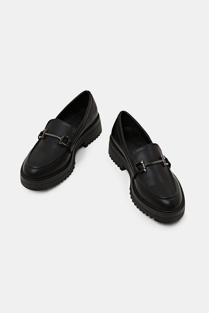 ESPRIT - Vegan Leather Platform Loafers our at shop online