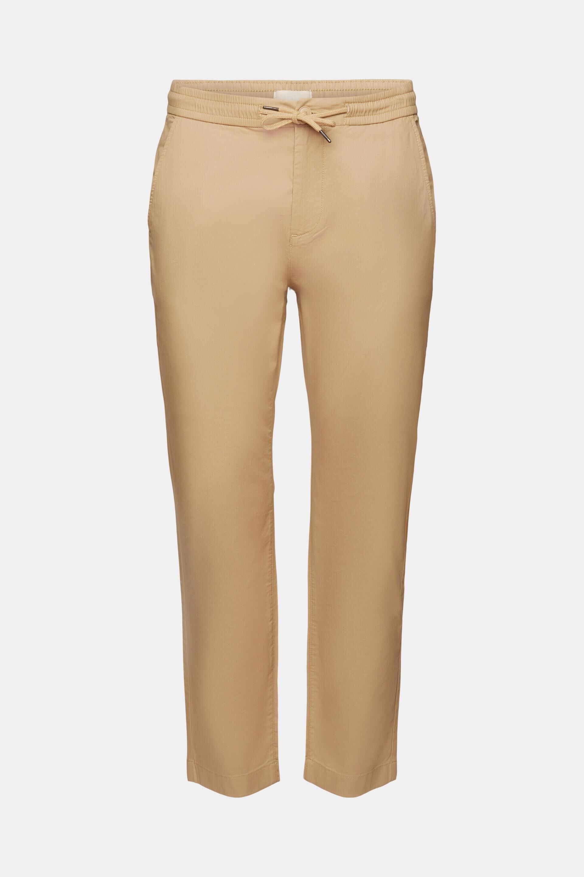 MINC - Buy Cargo Style Brushed Cotton Twill Trousers in Khaki Online