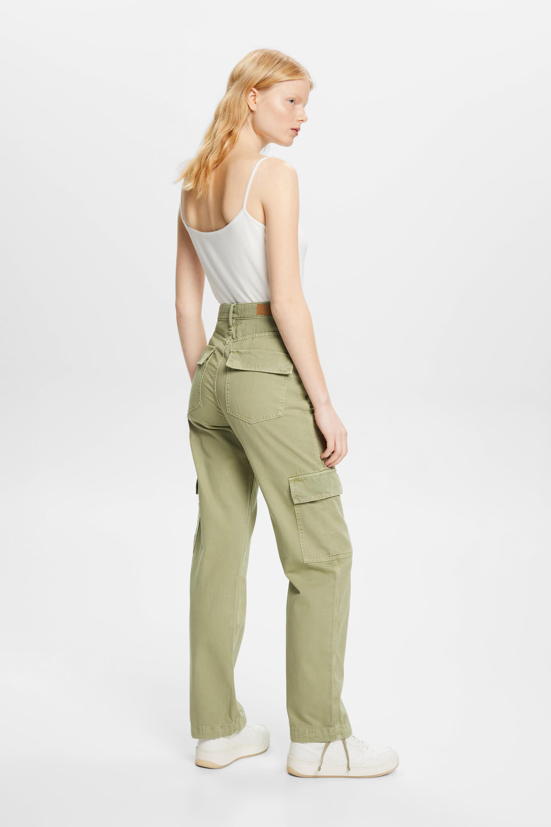 Chloe Stretch Cotton Cargo Pants women - Glamood Outlet