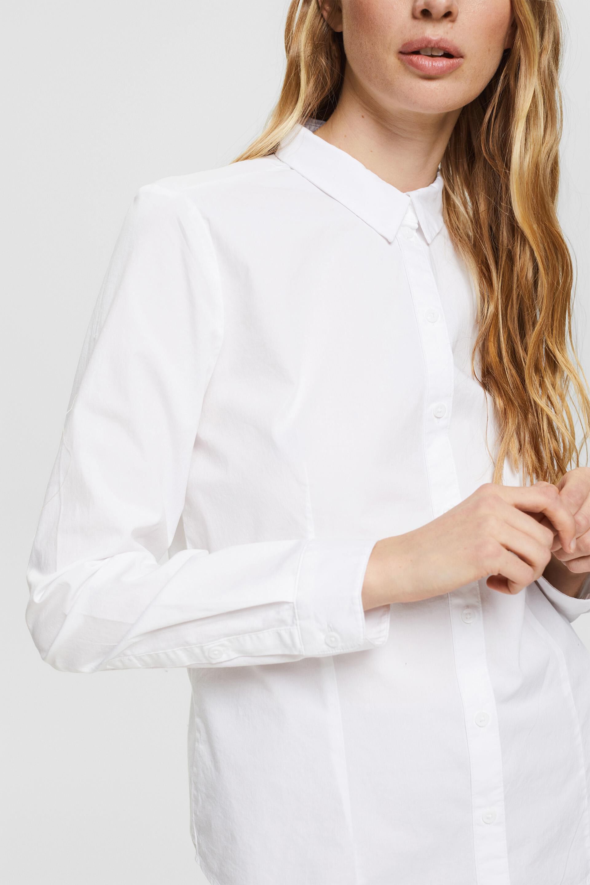 ESPRIT - Fitted shirt blouse at our online shop