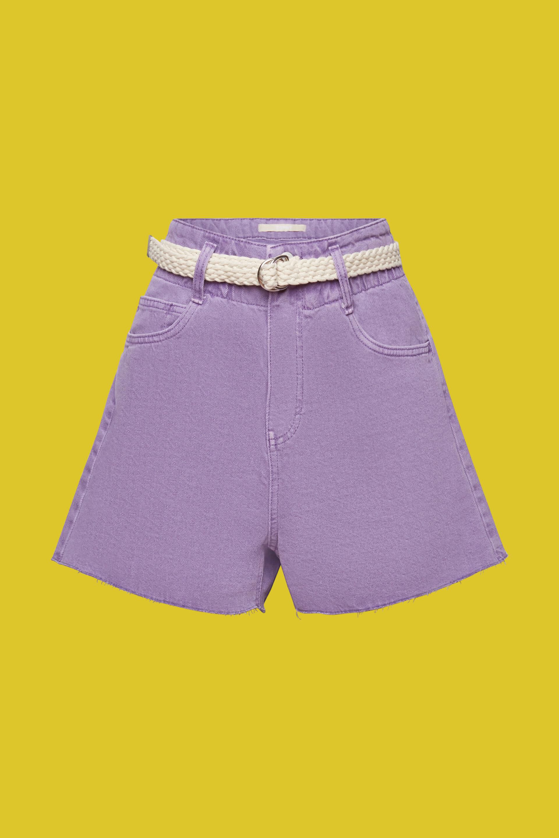 Nature Trim Two Toned Color Block Denim coochie cutters shorts