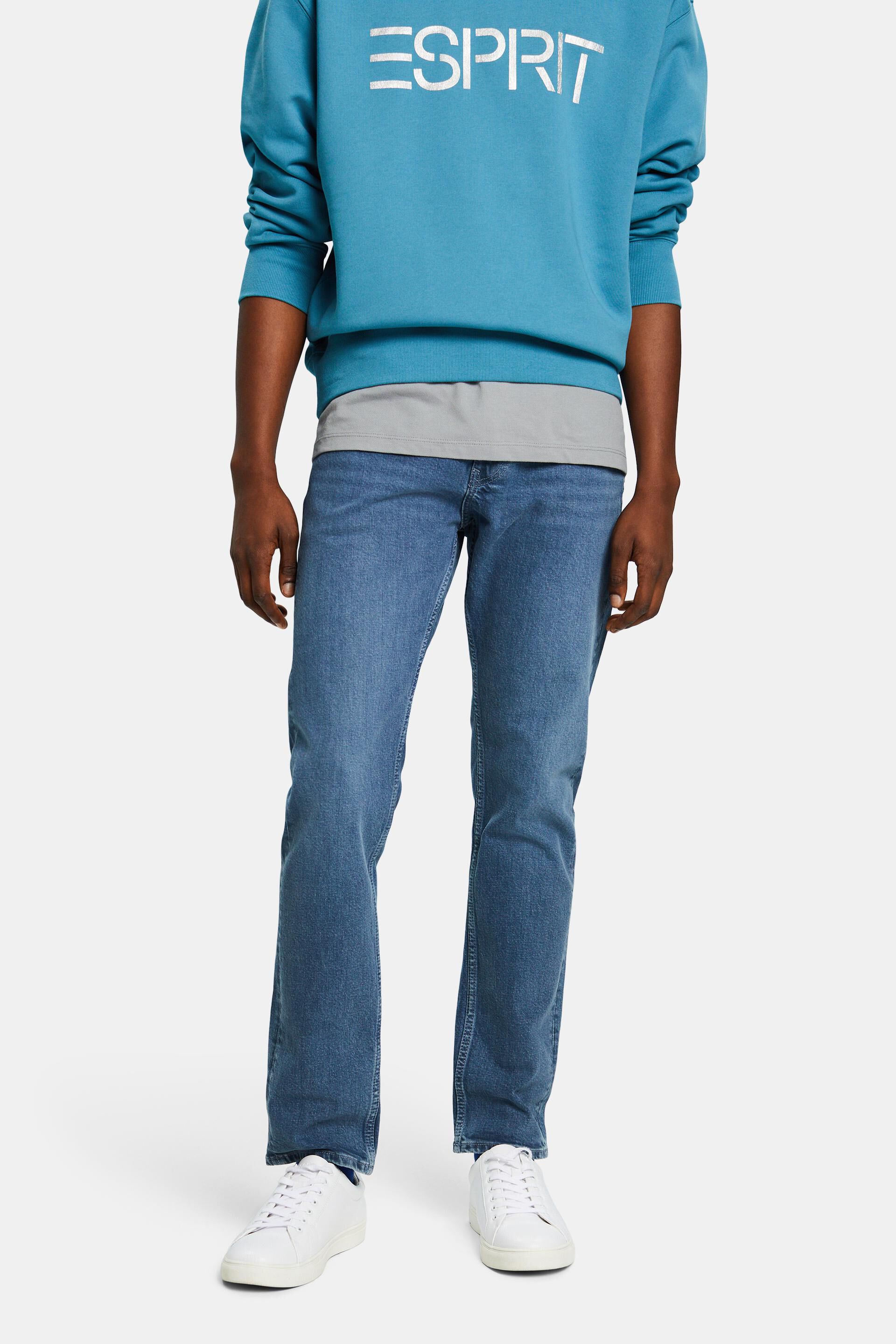 ESPRIT - Mid-Rise Slim Jeans at our online shop