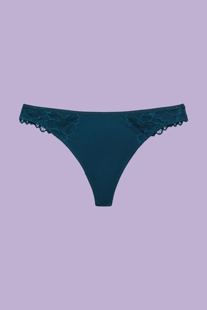ESPRIT - Flower Lace Brazilian Shorts at our online shop