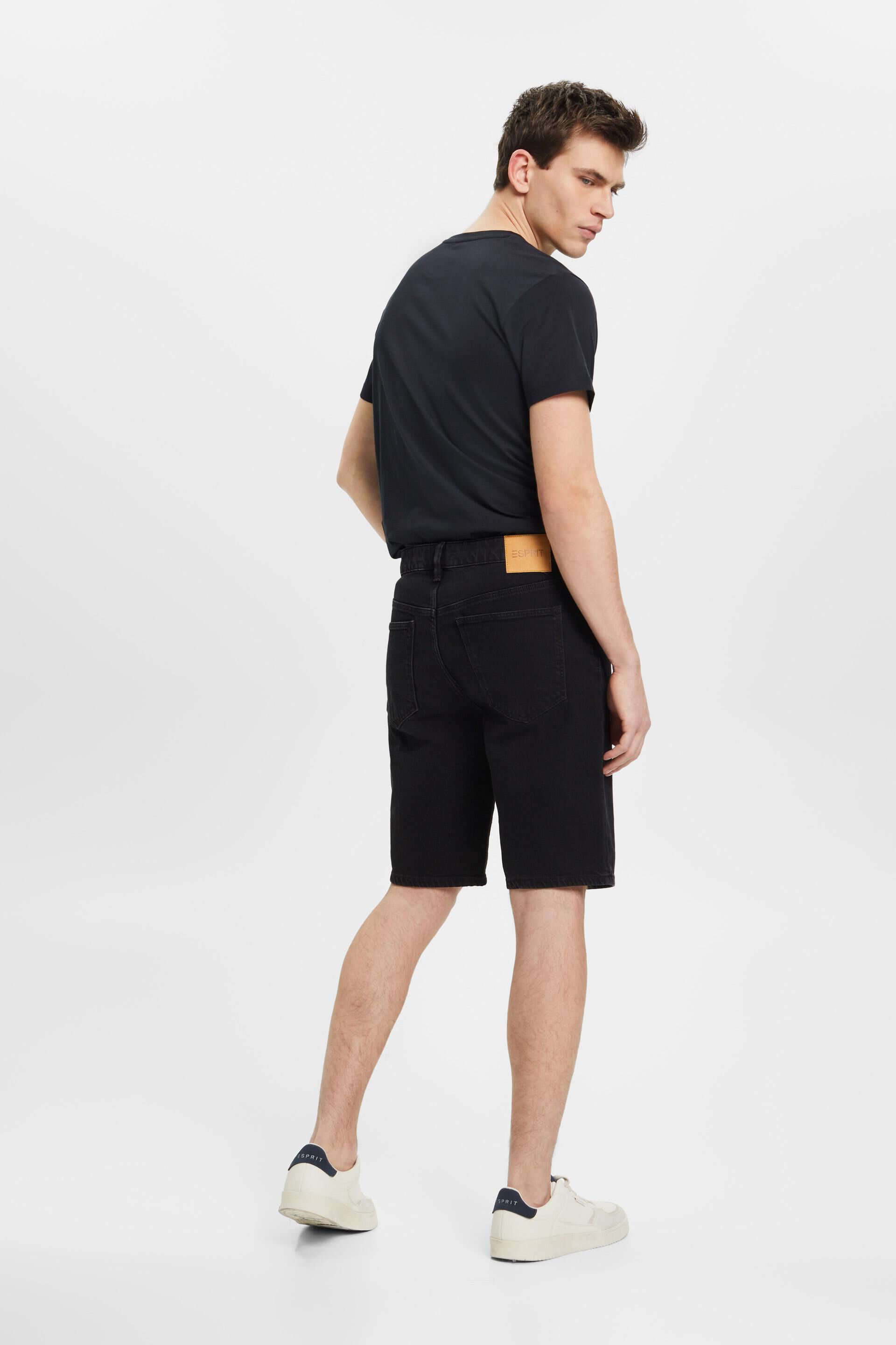 Men's Fashion Stretch Ripped Denim Shorts Casual Slim Fit - Temu