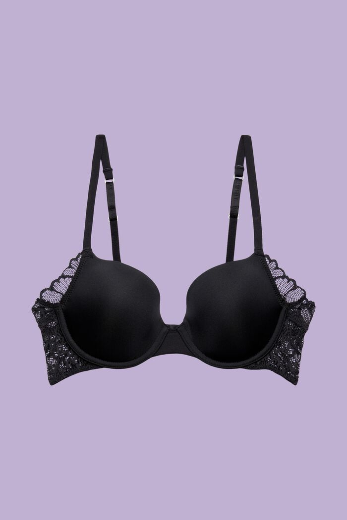 Buy Black Lace Non Padded Bralette from Next Luxembourg