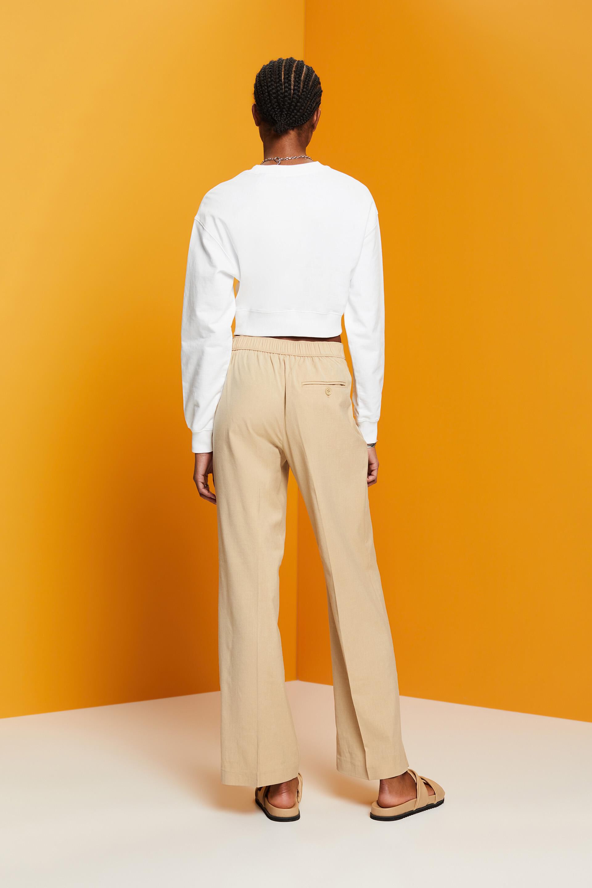 Grey Hybrid split wool-blend trousers | Represent | MATCHES UK