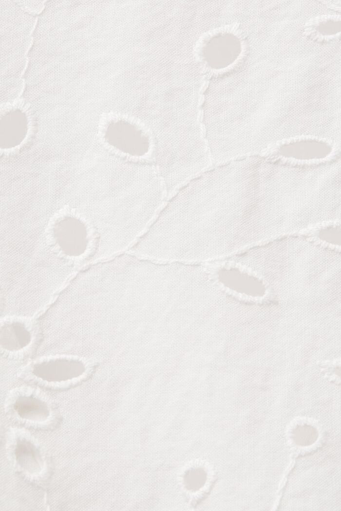 ESPRIT - Swiss dot sleeveless blouse, 100% cotton at our online shop