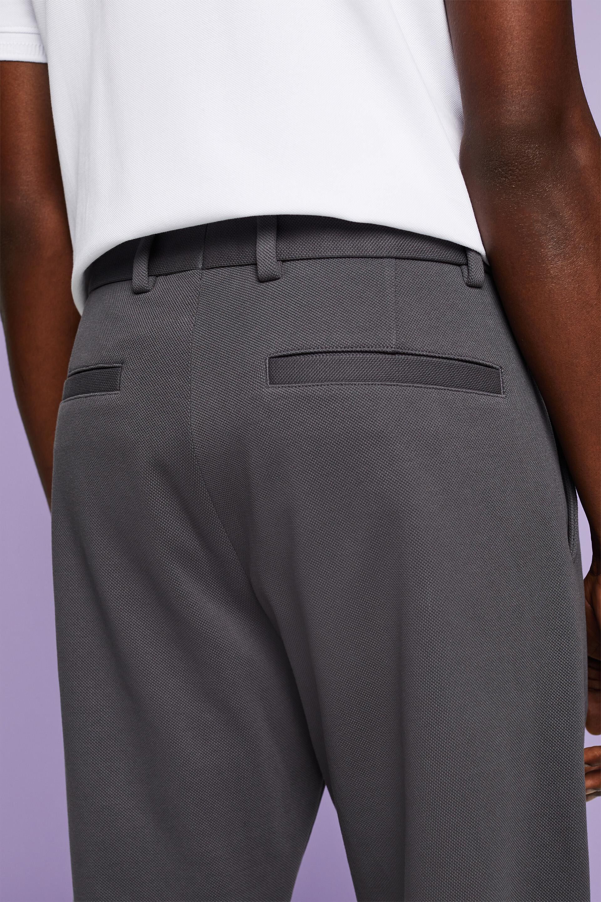 Men's Jersey No Tuck Tapered Pants | Casual Dressing Pants | MUJI USA