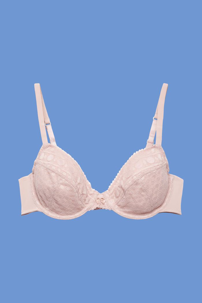 Textured Padded Underwire T-shirt Bras 2 Pack