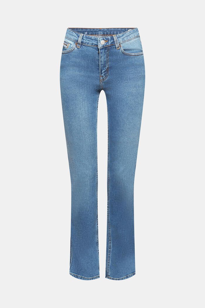 ESPRIT - High-rise straight leg jeans at our online shop