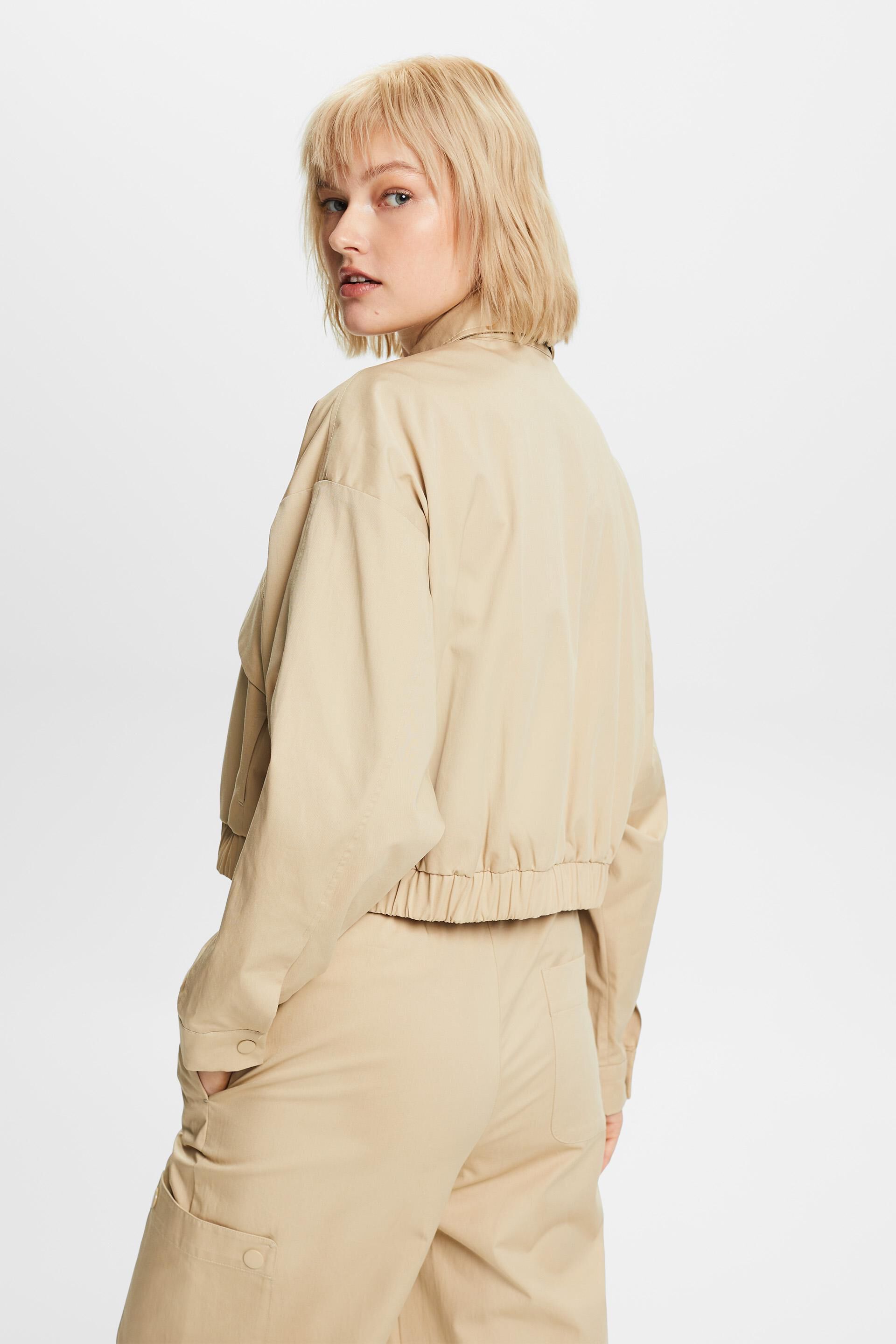 ESPRIT - Cotton Twill Jacket at our online shop