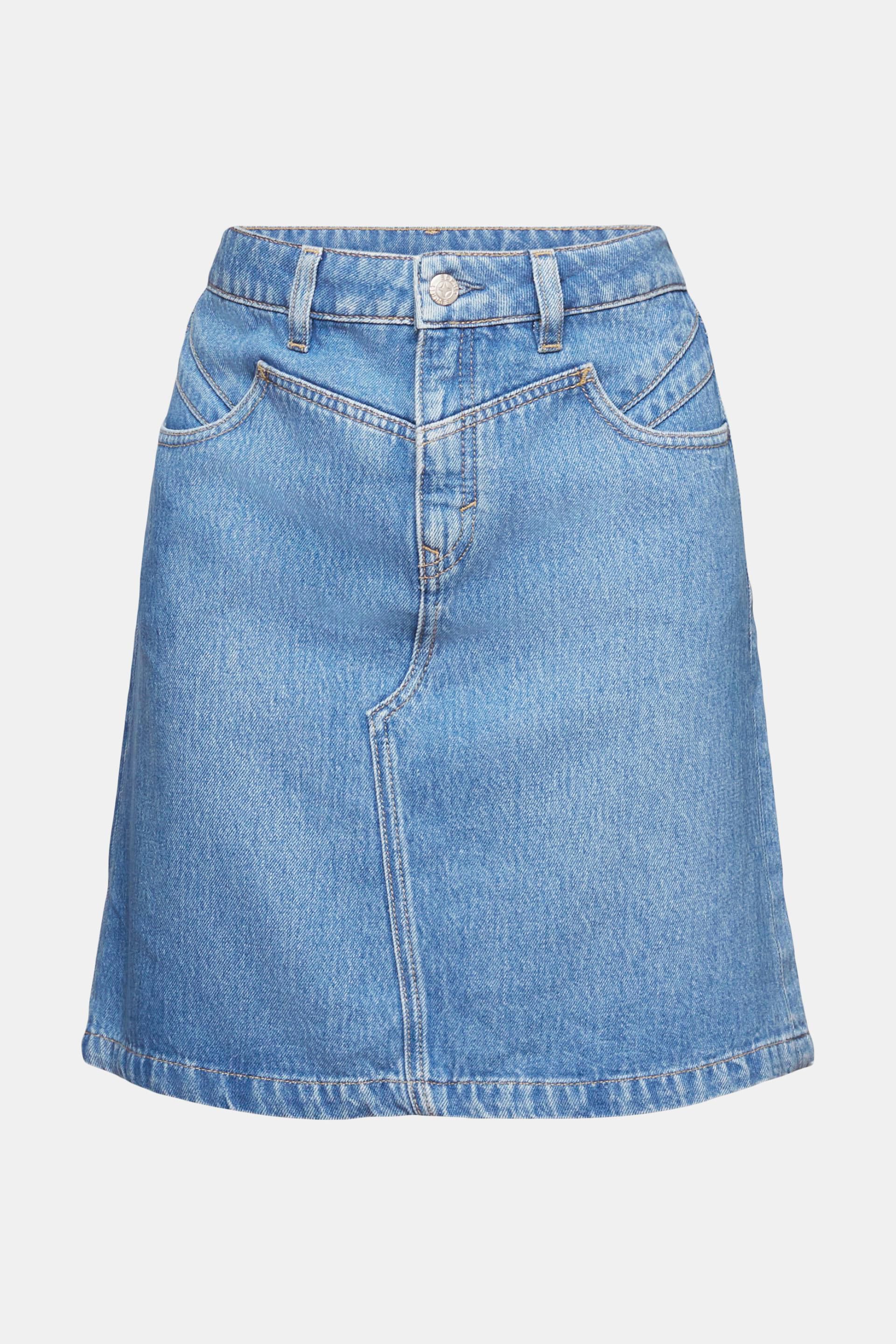 ESPRIT - Denim mini skirt at our online shop