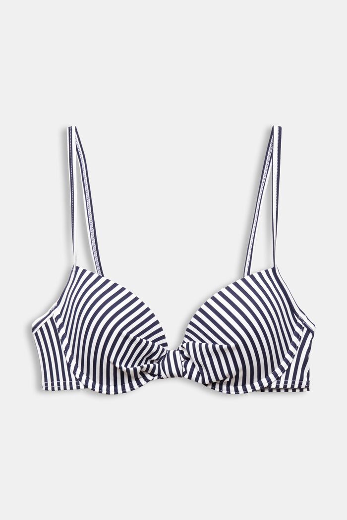 ESPRIT - Striped Padded Underwired Bikini Top at our online shop