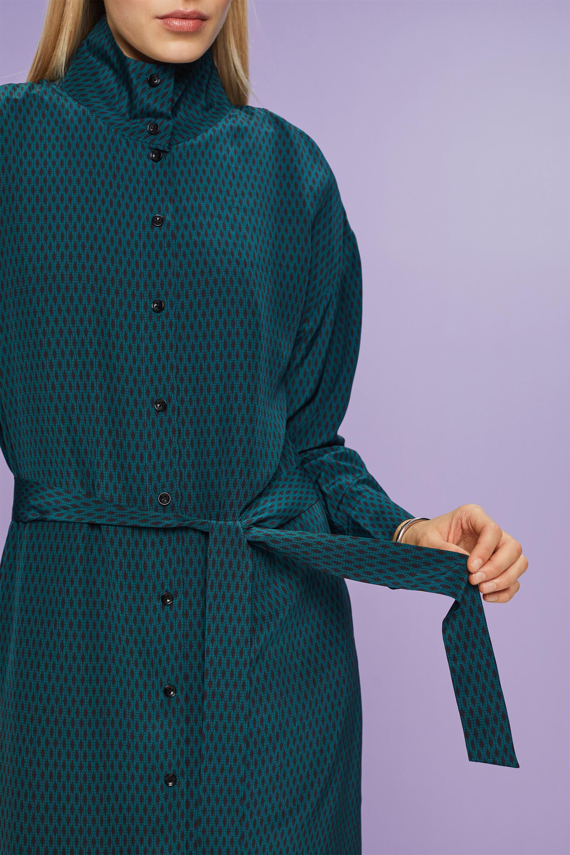 ESPRIT - Silk Shirt Dress at our online shop