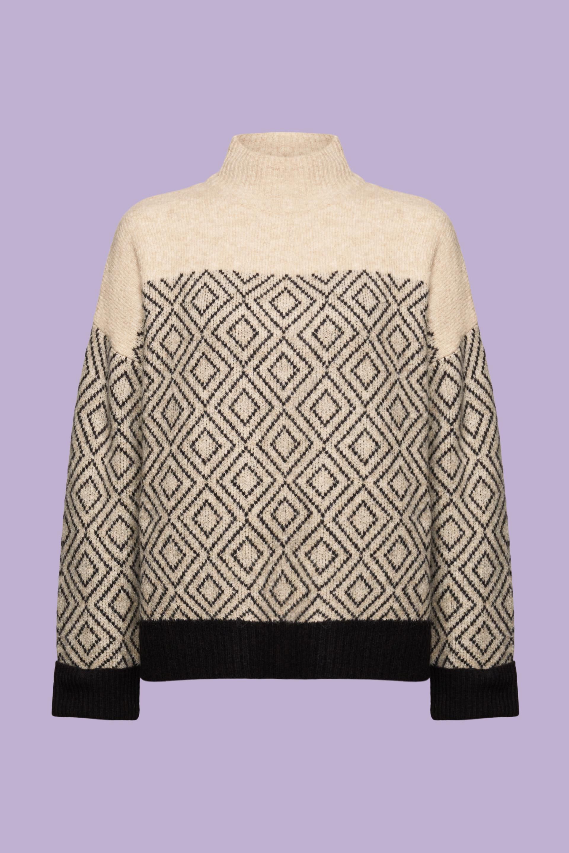 ESPRIT - Cotton Jacquard Sweater at our online shop