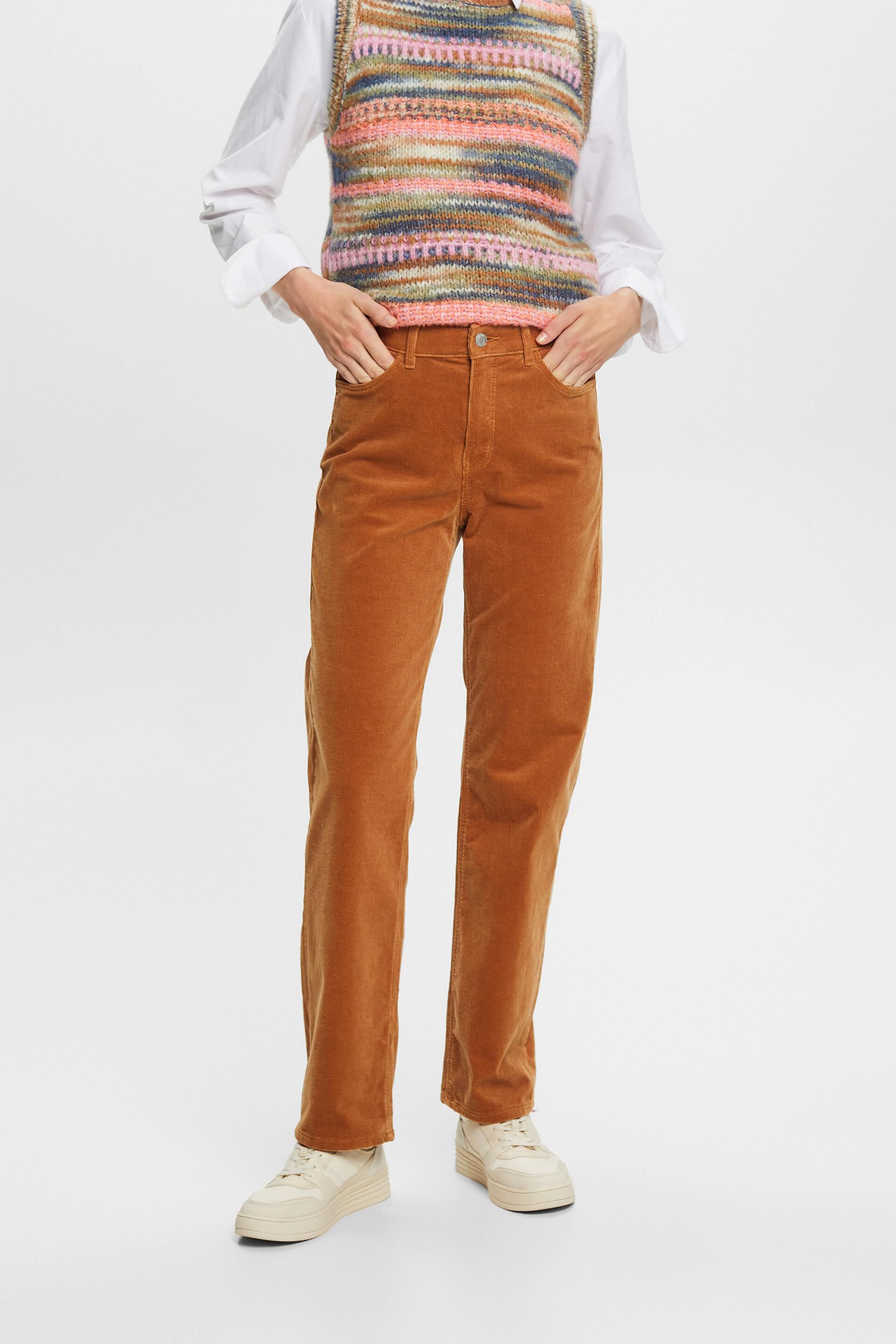 Buy Esprit Brown Cord Trousers from Next Luxembourg