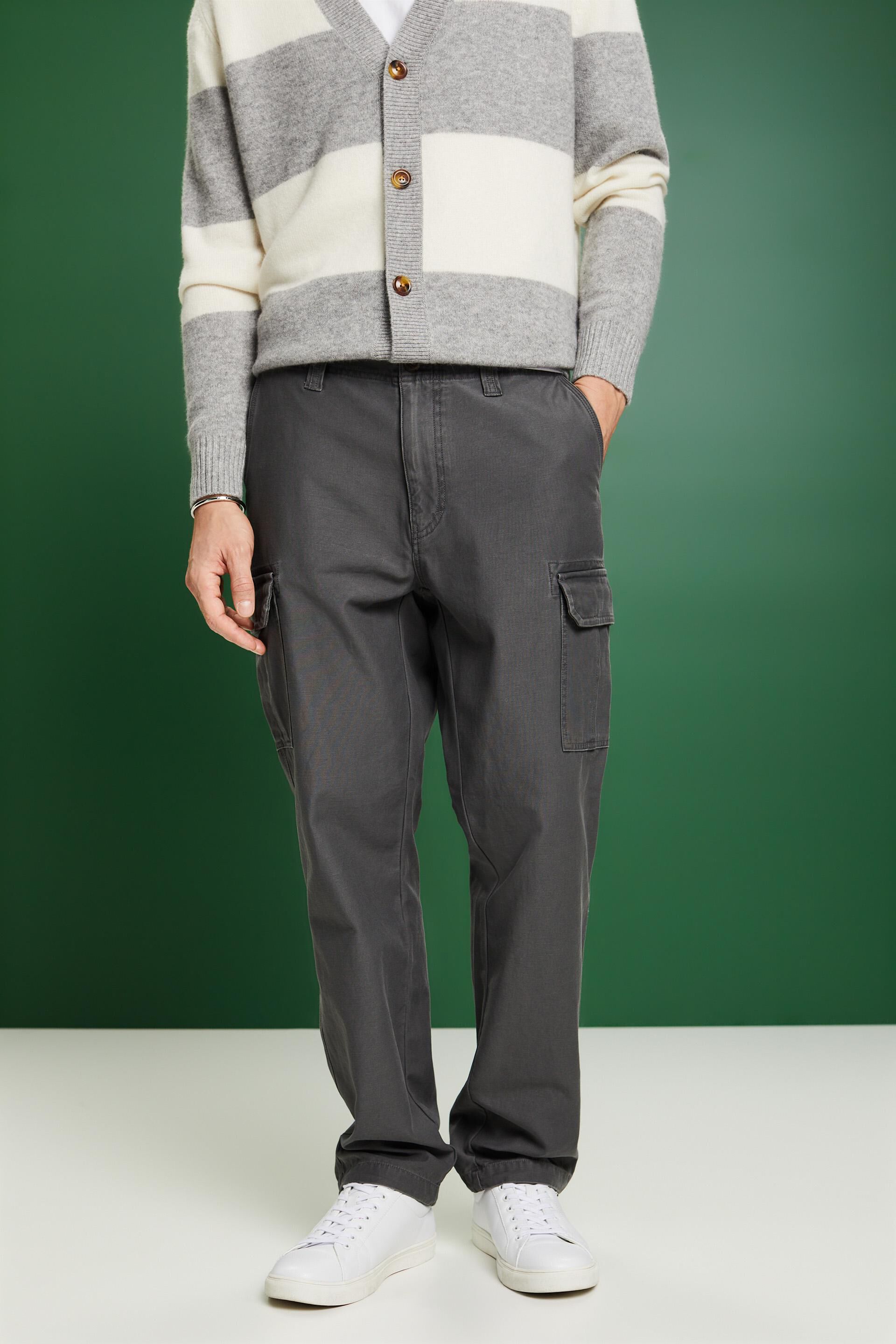 Esprit Slim Fit Cargo Pants in Gray | ASOS