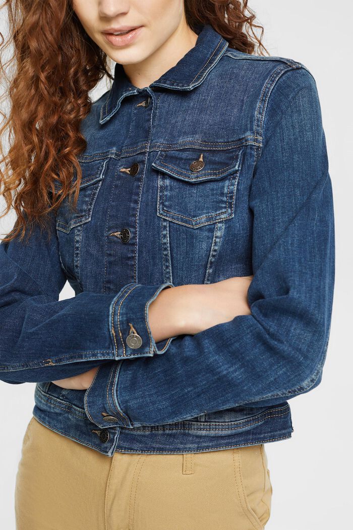 ESPRIT - Premium jeans trucker jacket at our online shop