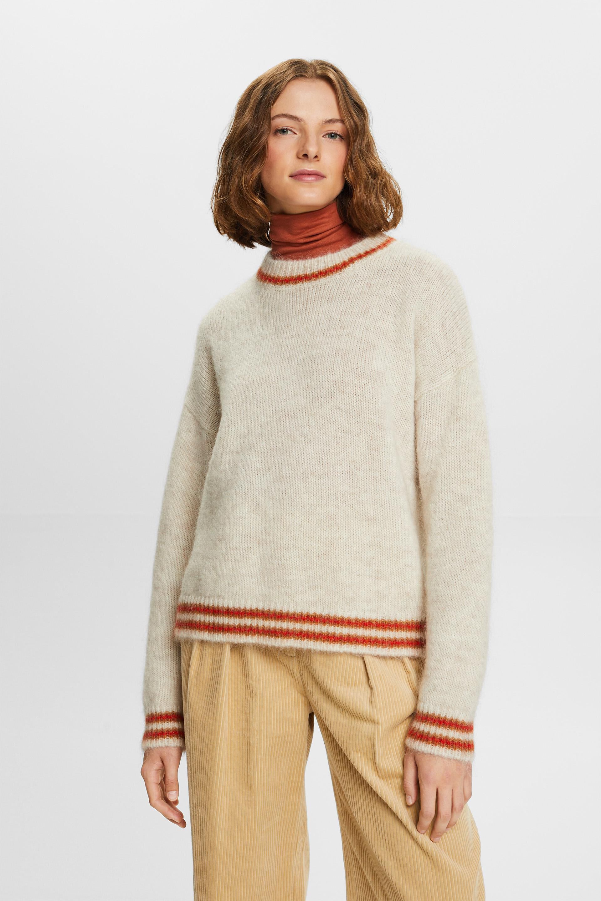 ESPRIT - Wool-Mohair Blend Sweater at our online shop