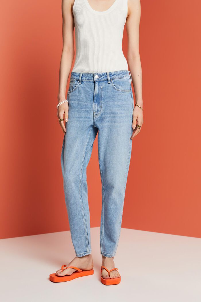 Slaapkamer Australië Rijke man ESPRIT - High-rise mom fit jeans at our online shop