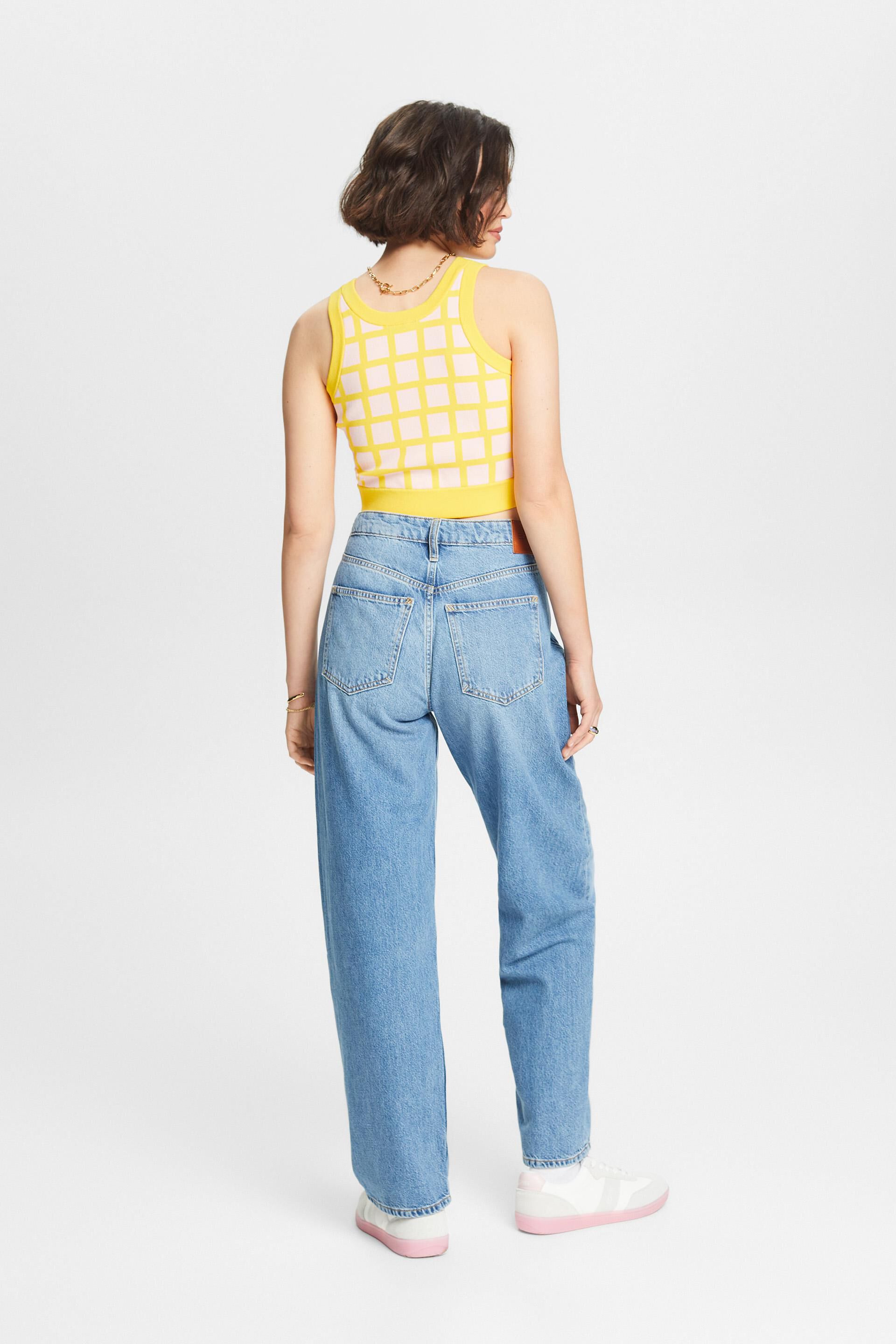 ESPRIT - Mid-rise retro flared jeans at our Online Shop