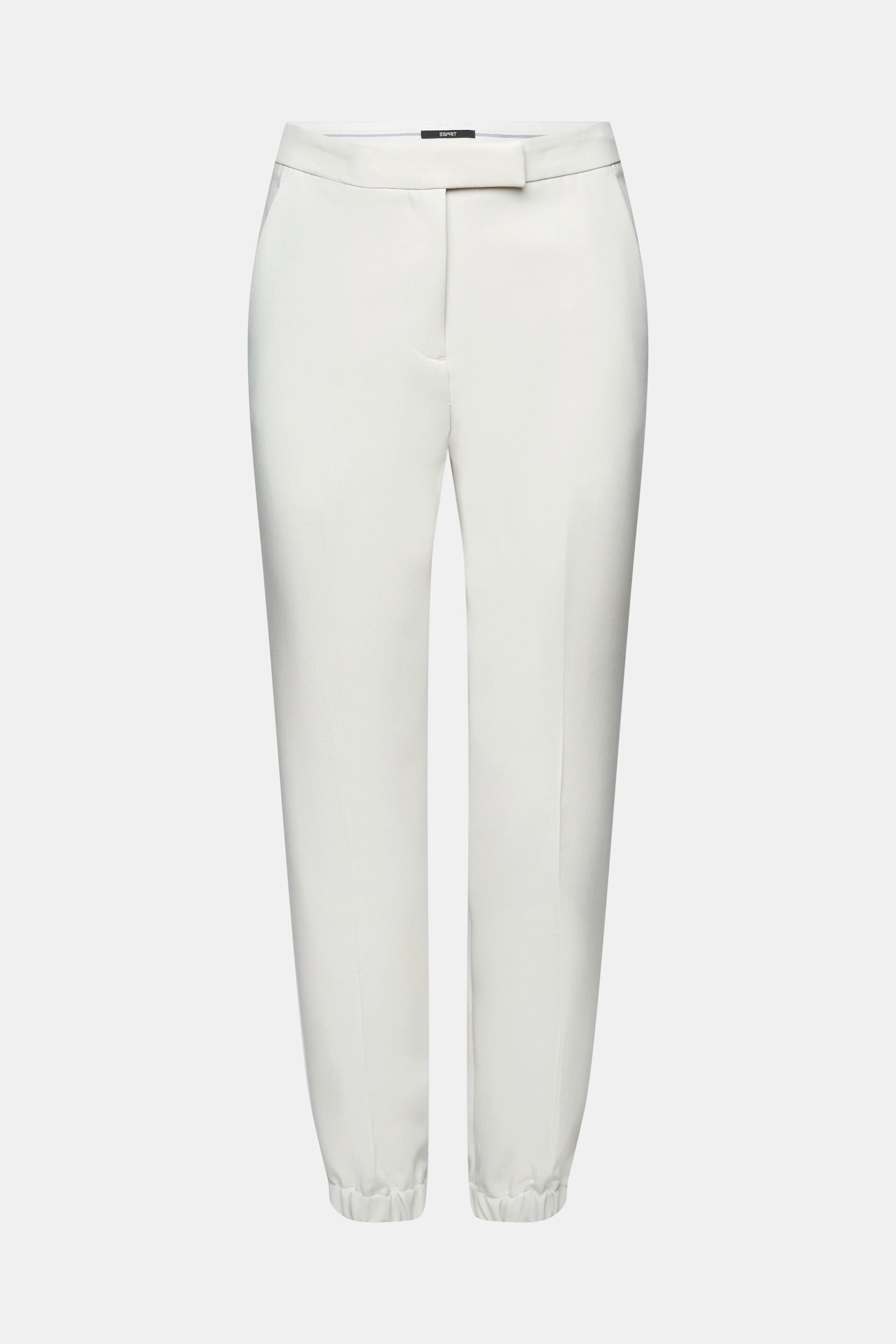 Vince Black elasticated ribbed trousers - size XS Cotton Polyester Viscose  ref.986733 - Joli Closet