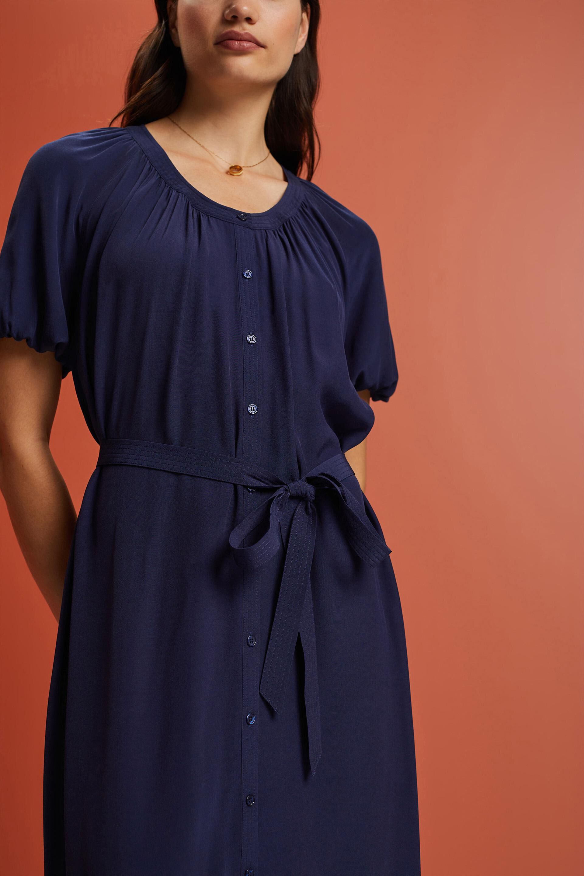 ESPRIT - Feminine shirt dress at our online shop