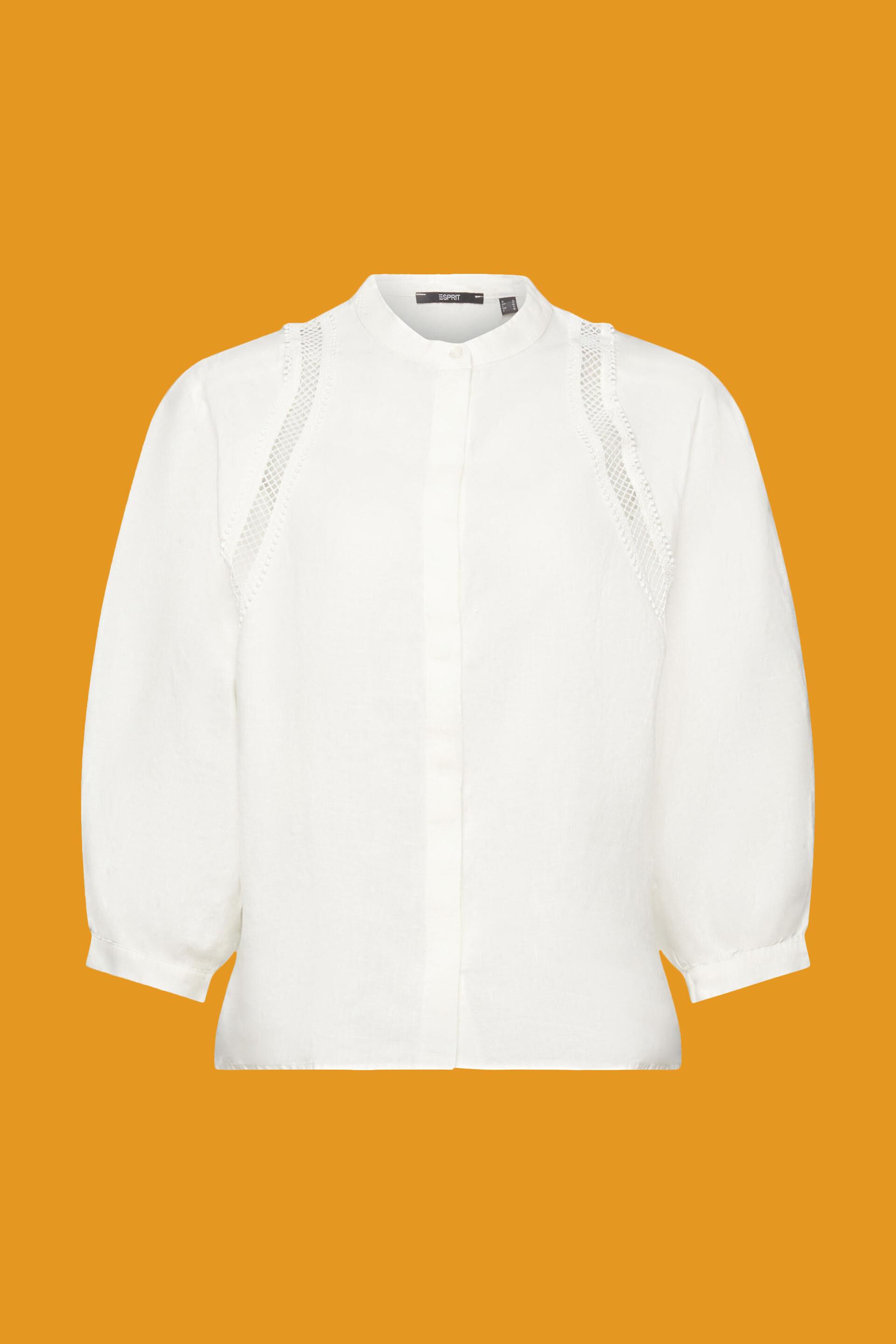ESPRIT - Woven linen blouse at our online shop