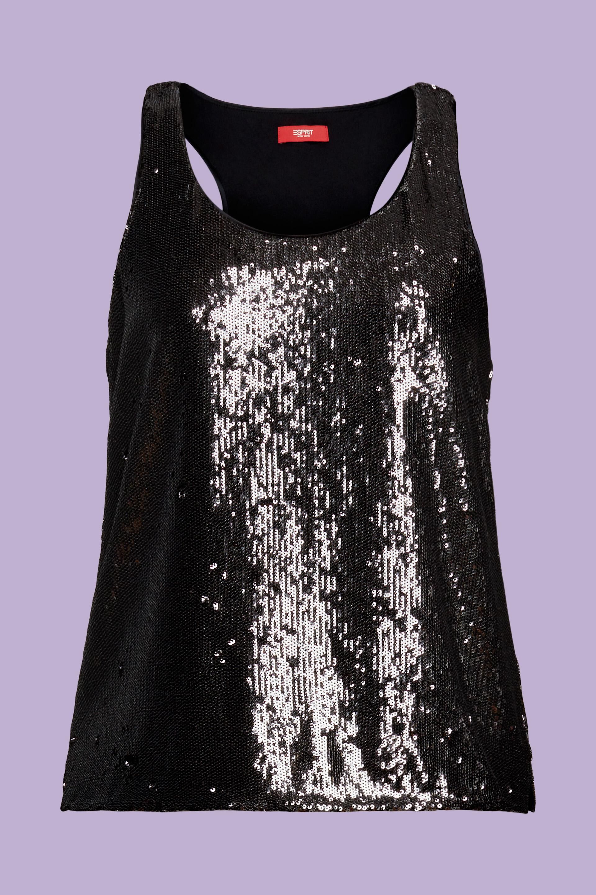 ESPRIT - Sequined Tank Top at our online shop